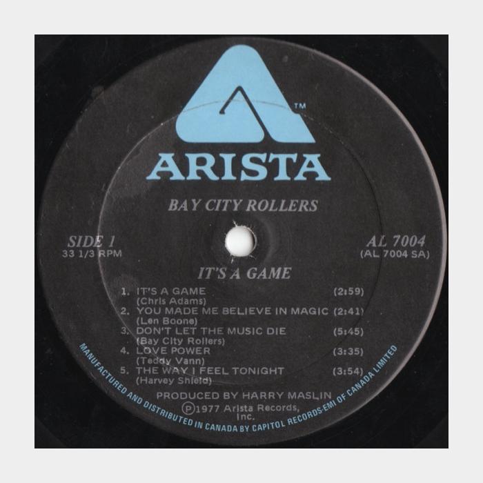 Bay City Rollers - It's A Game (ex/ex)