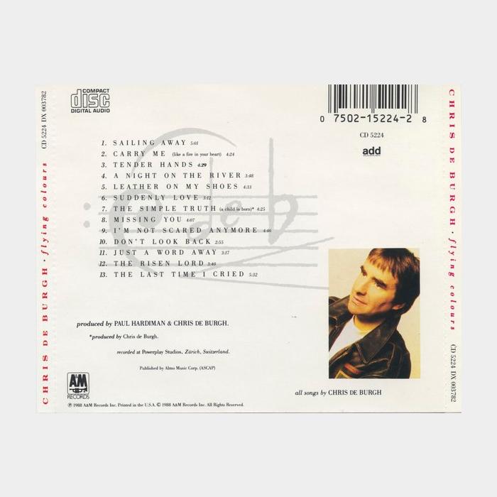CD Chris De Burgh - Flying Colours