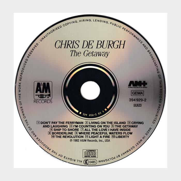 CD Chris De Burgh - The Getaway