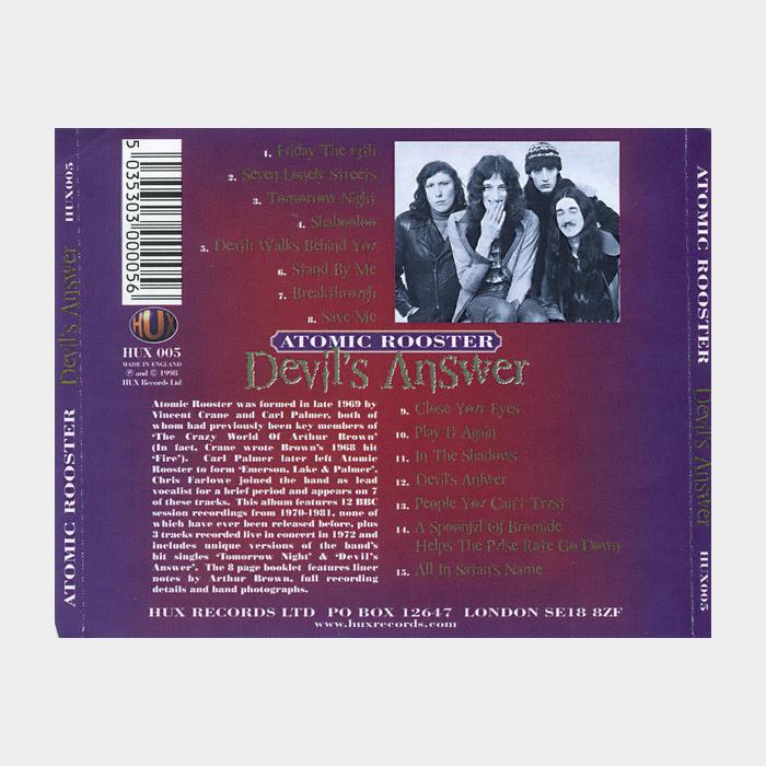 CD Atomic Rooster - Devil's Answer