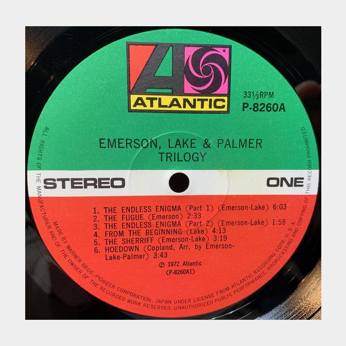 Emerson, Lake & Palmer - Trilogy (ex/ex+)