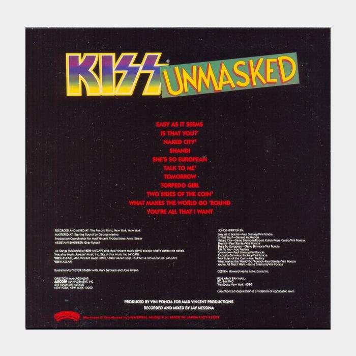 CD Kiss - Unmasked