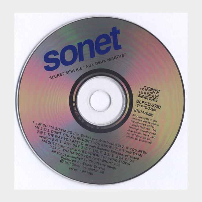 CD Secret Service - Aux Deux Magots