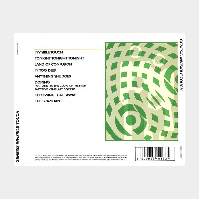 CD Genesis - Invisible Touch