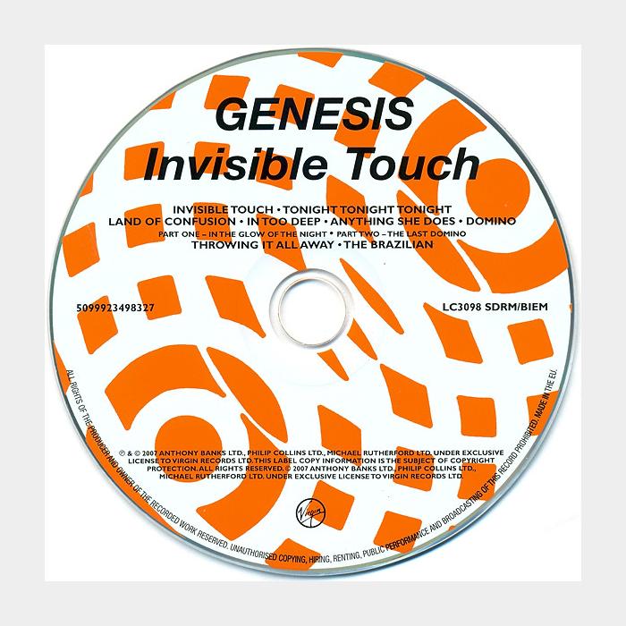 CD Genesis - Invisible Touch