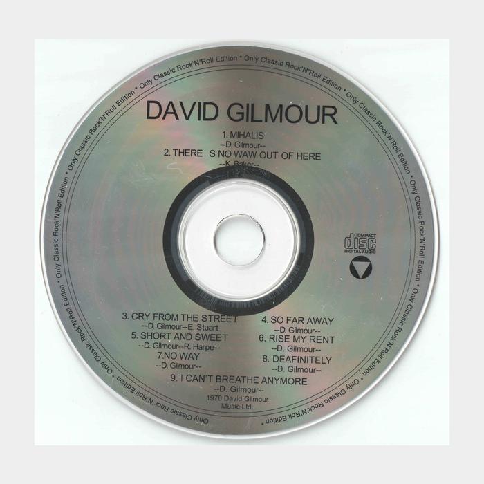 CD David Gilmour - David Gilmour