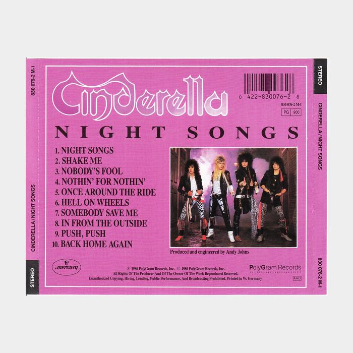 CD Cinderella - Night Songs