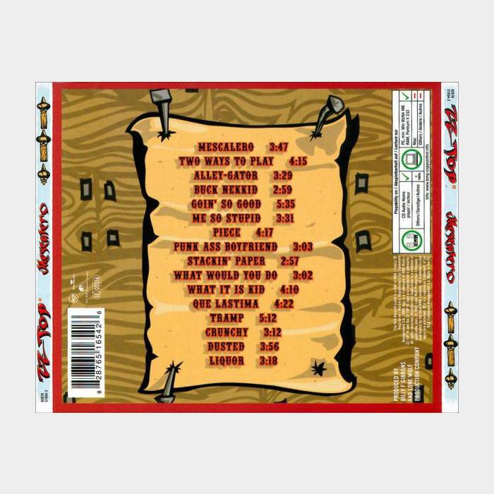 CD ZZ Top - Mescalero