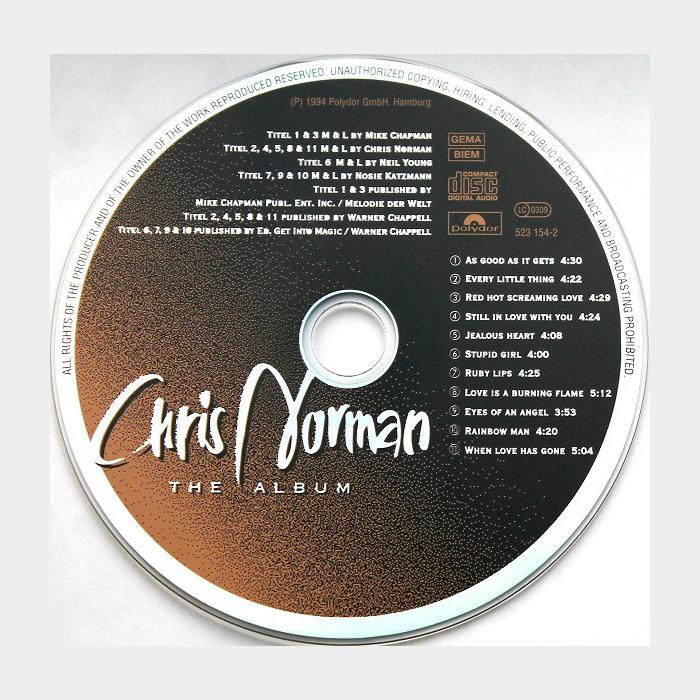 CD Chris Norman - The Album