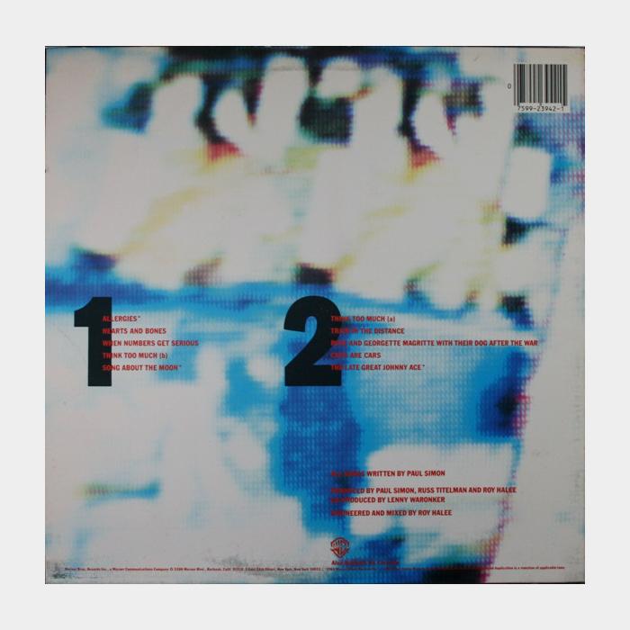 Paul Simon - Hearts And Bones (ex/ex+, little scratch)