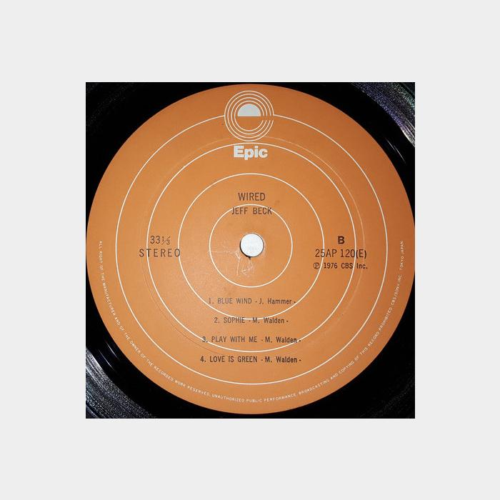 Jeff Beck - Wired (ex/ex+, obi, Poster)