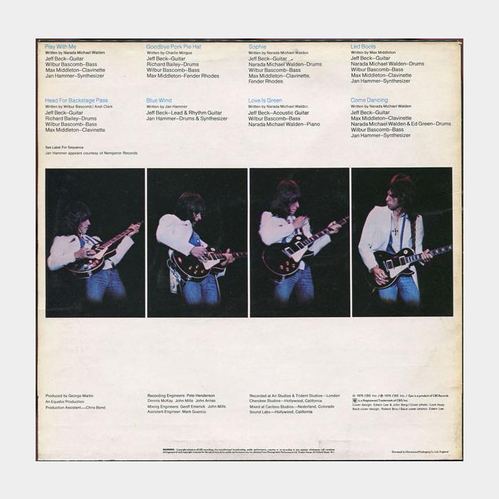 Jeff Beck - Wired (ex/ex+, obi, Poster)