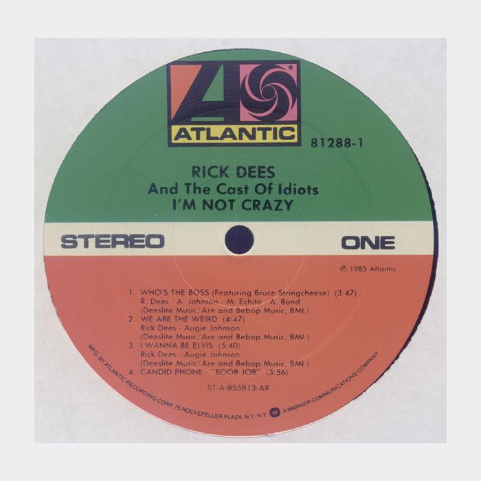 Rick Dees - I'm Not Crazy (ex+/ex+)