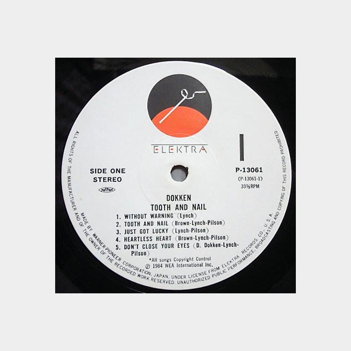 Dokken - Tooth And Nail (ex+/ex+, obi)