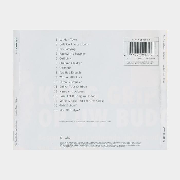 CD Paul McCartney & Wings - London Town