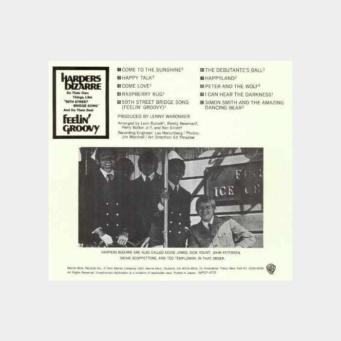 CD Harpers Bizarre - Feelin Groovy (ex+/ex)
