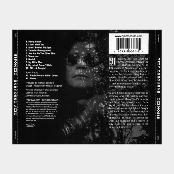 CD Ozzy Osbourne - Ozzmosis