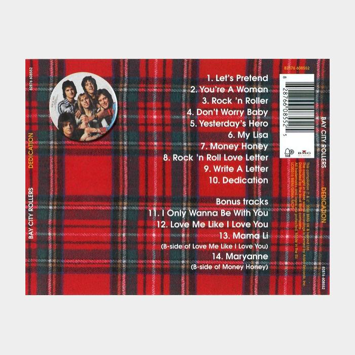 CD Bay City Rollers - Dedication