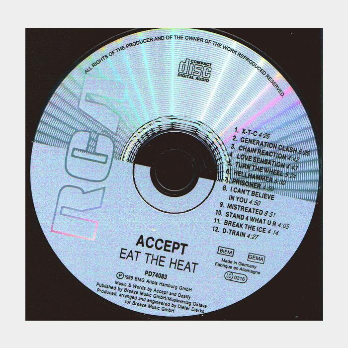 CD Accept - Eat The Heart