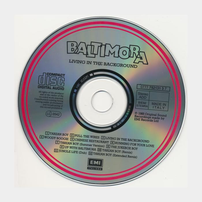 CD Baltimora - Living In The Background