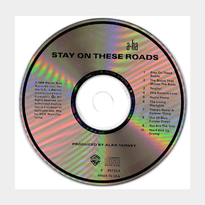 CD A-ha - Stay On These Roads
