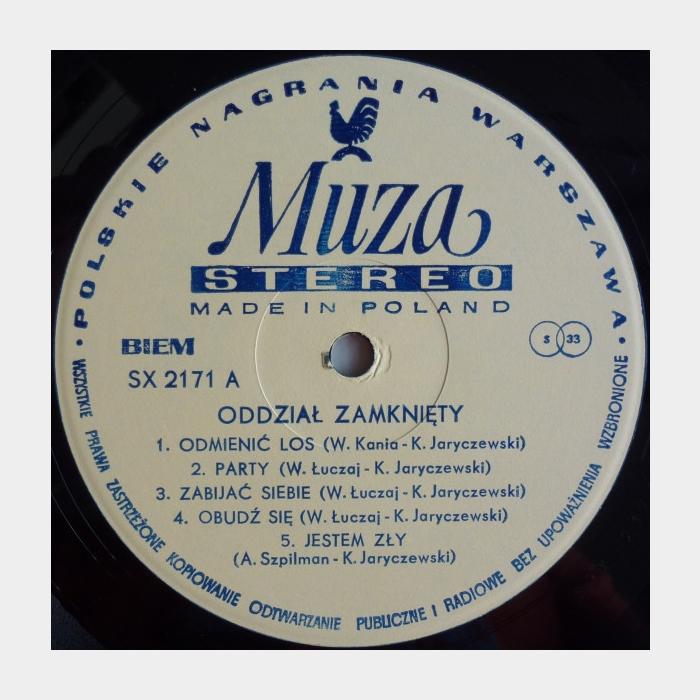 Oddział Zamknięty – Oddział Zamknięty (ex+/ex)