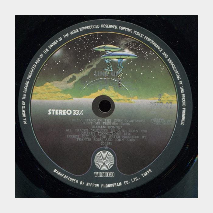 Graham Bonnet - Line-Up (ex+/ex-)