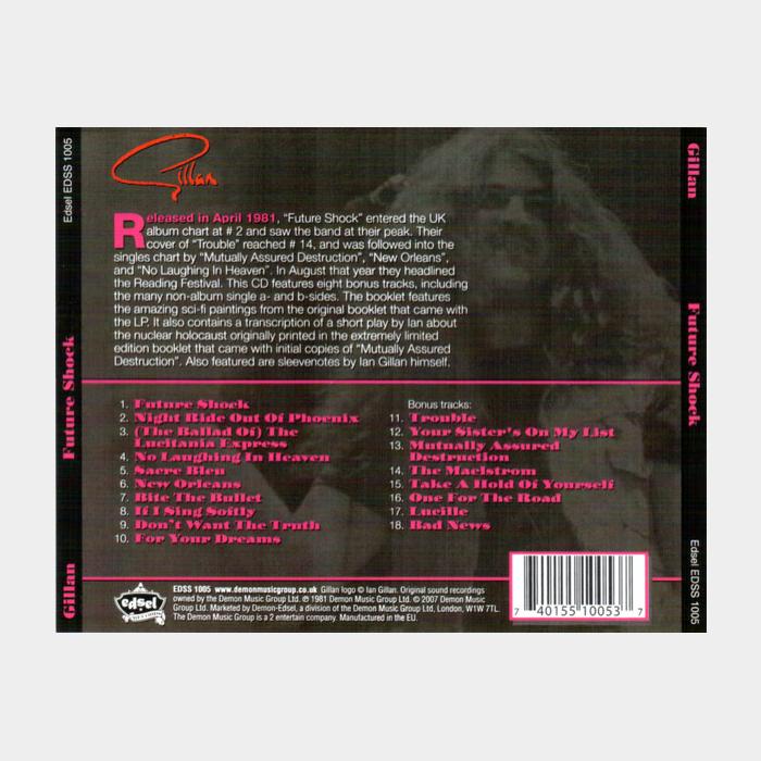 CD Ian Gillan - Future Shock (scratch)
