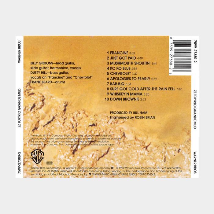 CD ZZ Top - Rio Grande Mud