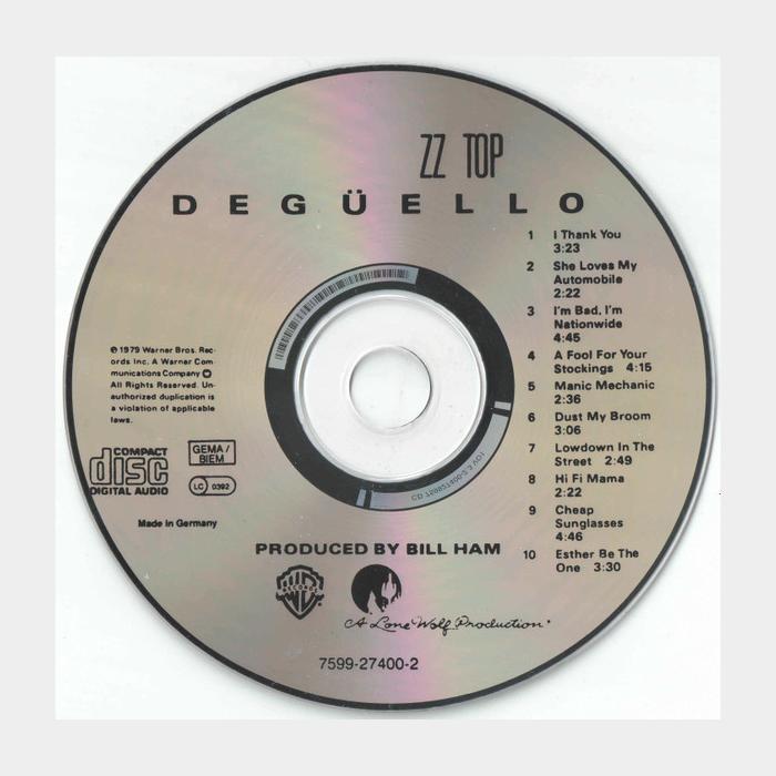 CD ZZ Top - Deguello