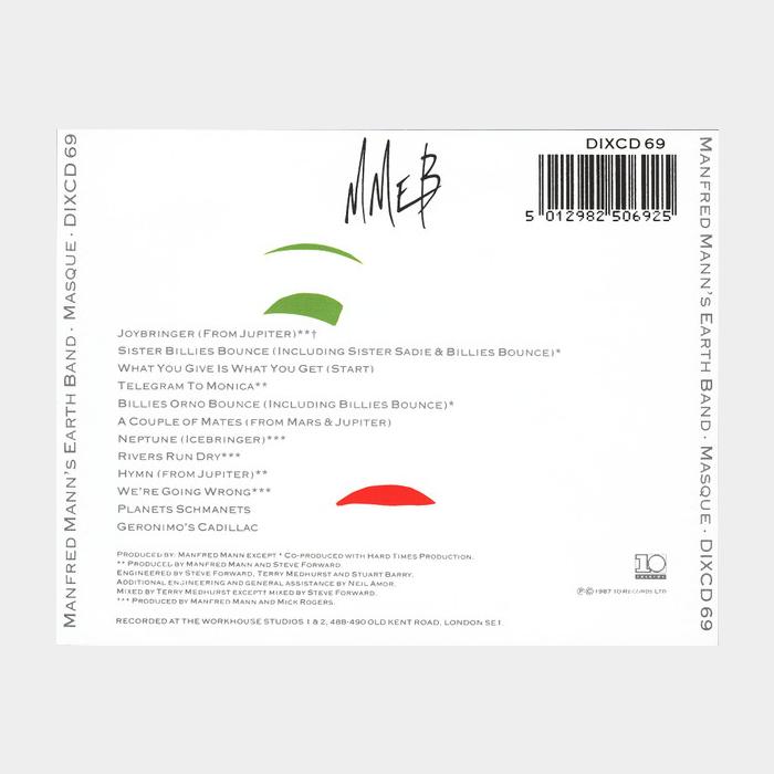 CD Manfred Mann's Earth Band - Masque