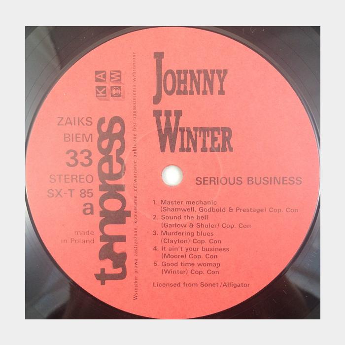 Johnny Winter - Serious Business (ex+/ex-)
