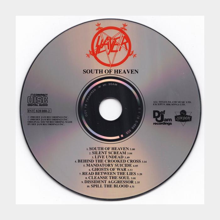 CD Slayer - South Of Heaven