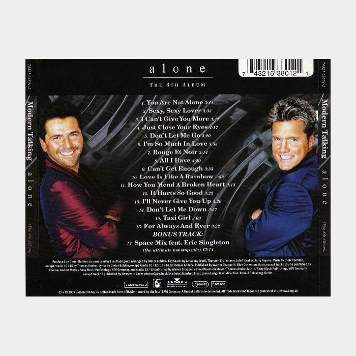 CD Modern Talking - Alone