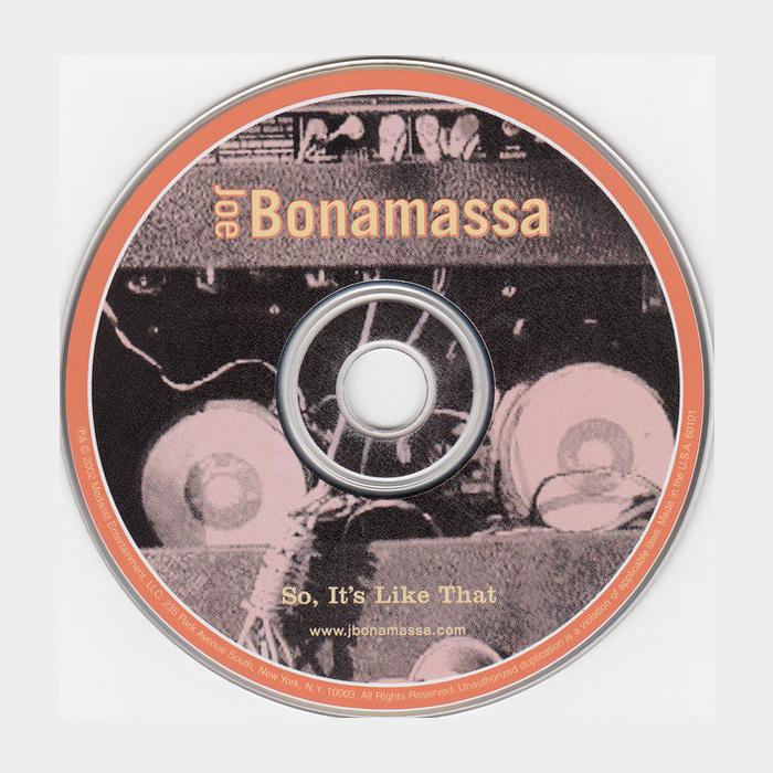 CD Joe Bonamassa - So, It's Like That