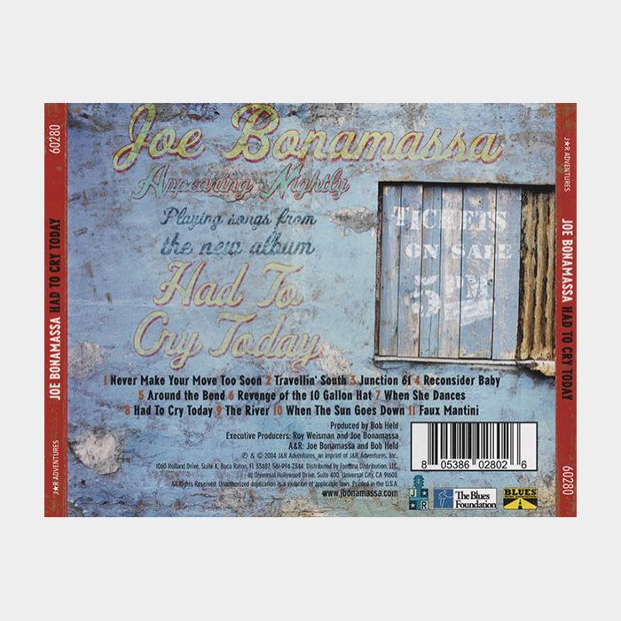 CD Joe Bonamassa - Had To Cry Today