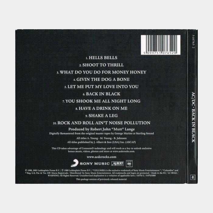 CD AC/DC - Back In Black
