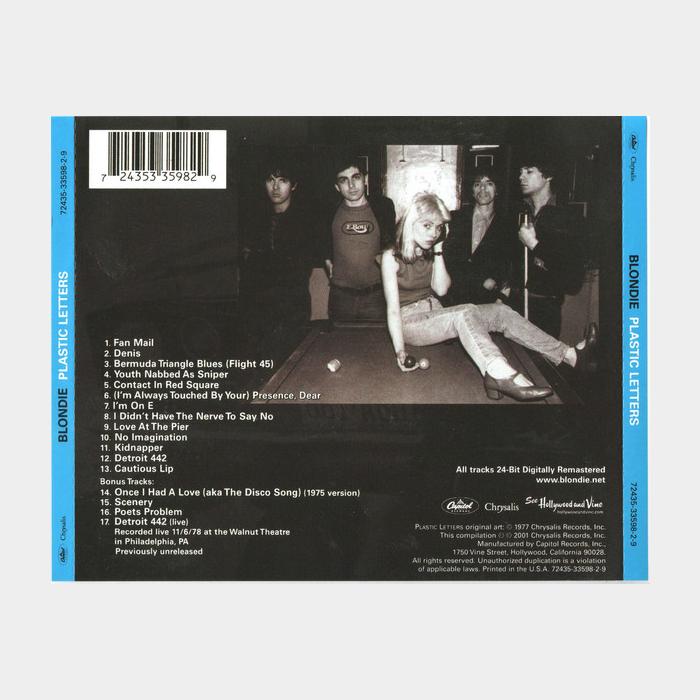 CD Blondie - Plastic Letters