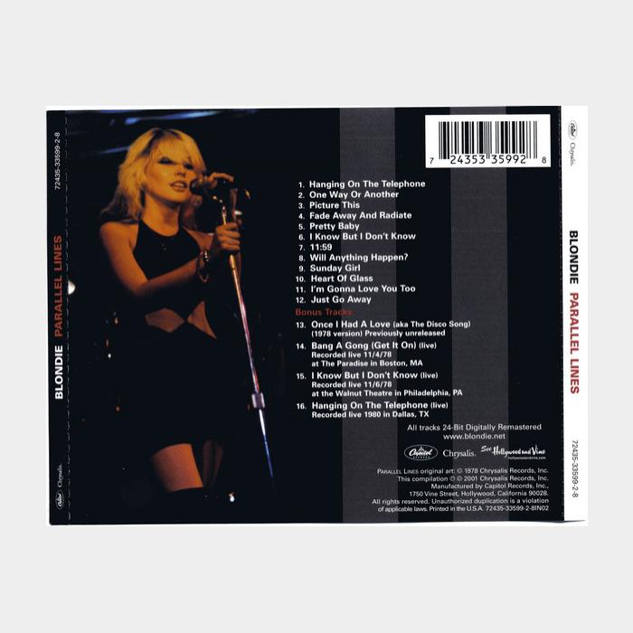 CD Blondie - Parallel Lines