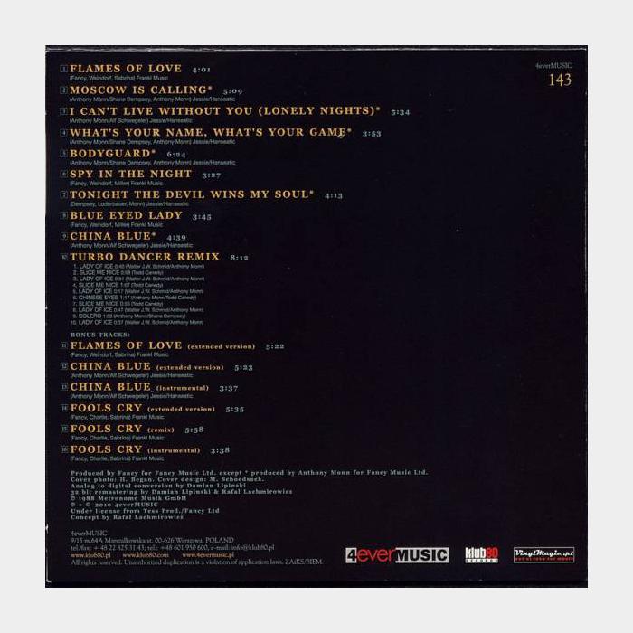 CD Fancy - Flames Of Love