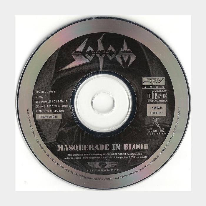 CD Sodom - Masquerade In Blood