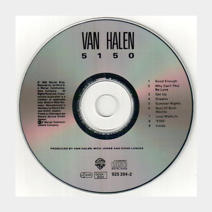 CD Van Halen - 5150