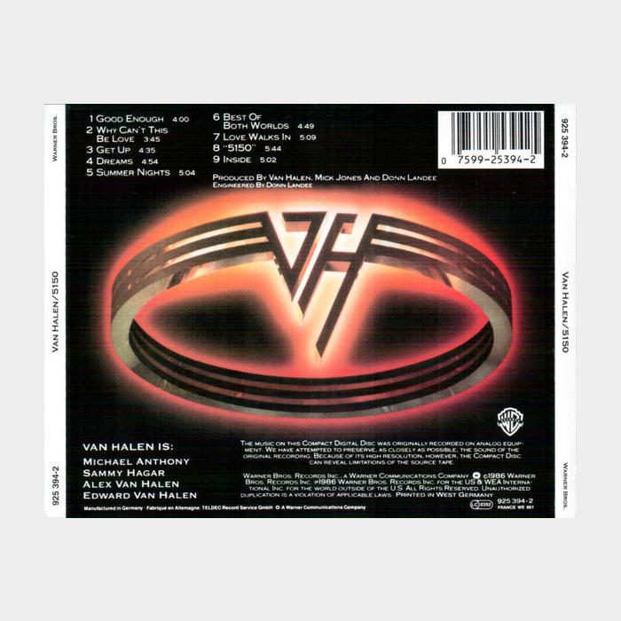 CD Van Halen - 5150