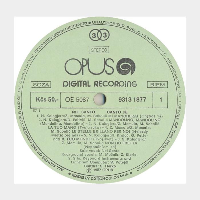 Nel Santo - Canto Te (ex/ex)