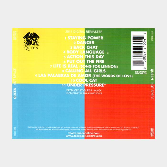 CD Queen - Hot Space