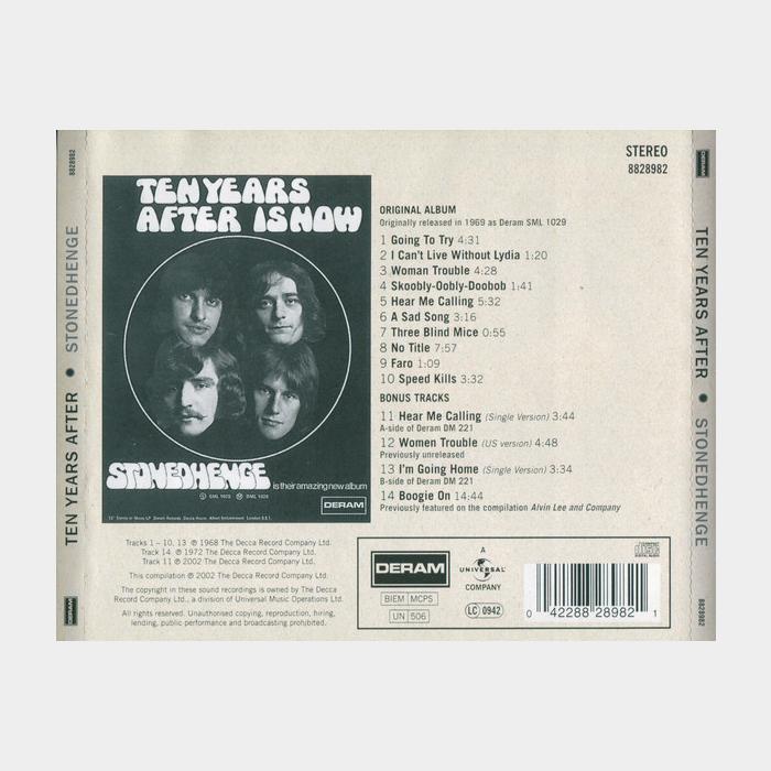 CD Ten Years After - Stonedhenge