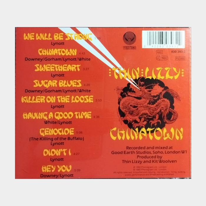CD Thin Lizzy - Chinatown