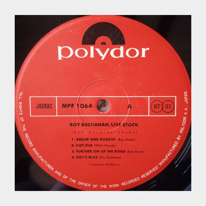 Roy Buchanan - Live Stock (ex+/ex+)