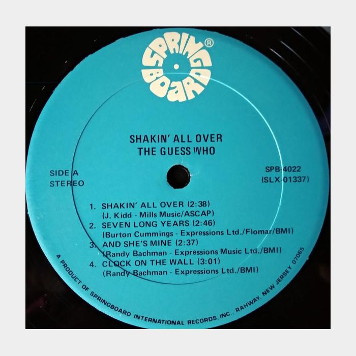 Guess Who - Shakin' All Over (ex/ex+)