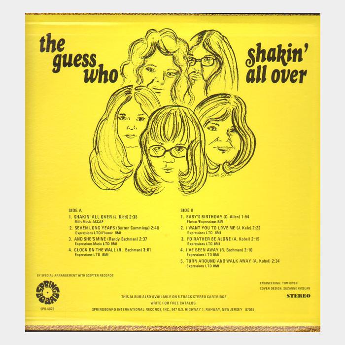 Guess Who - Shakin' All Over (ex/ex+)